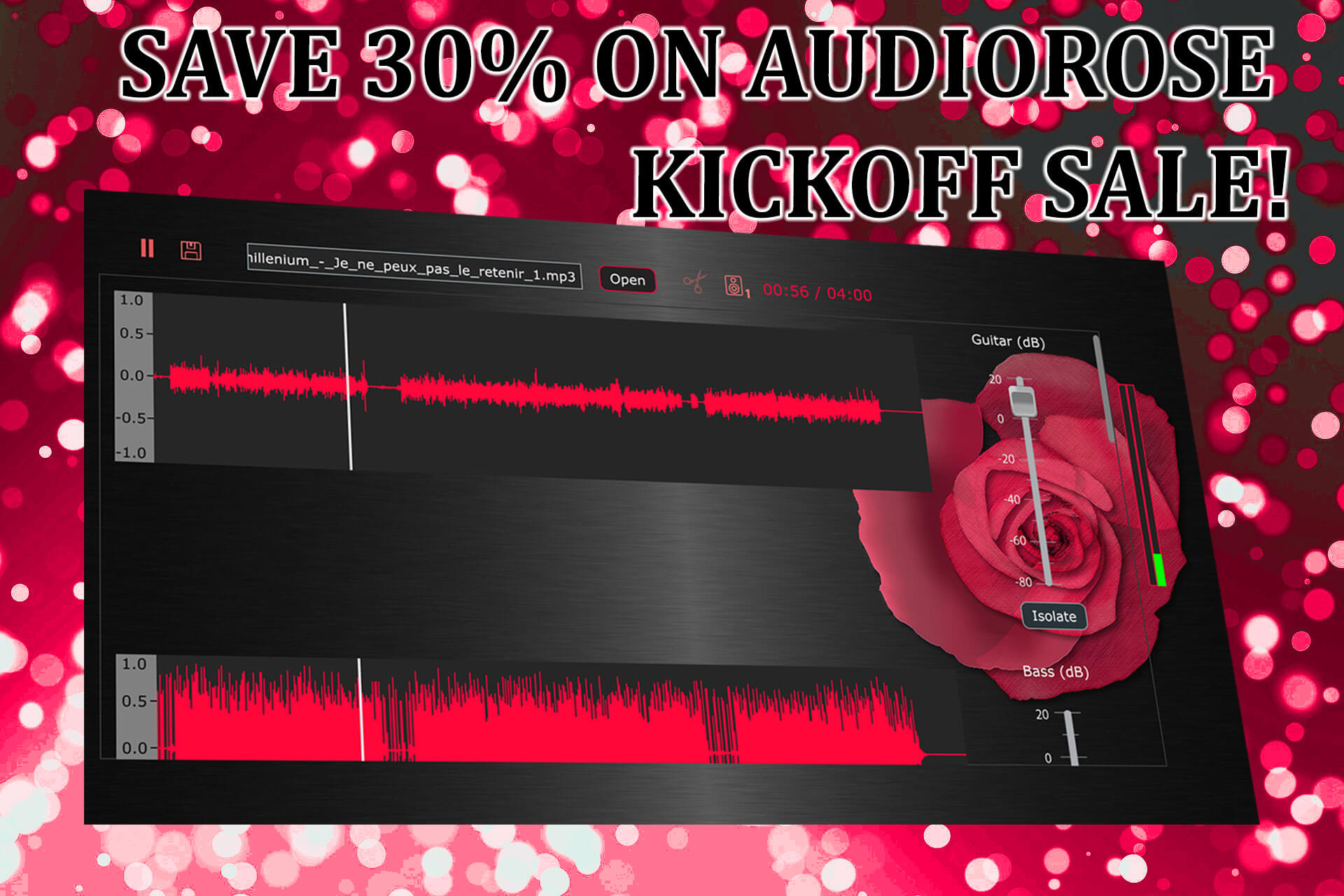 Get 30% off when you download AudioRose today!